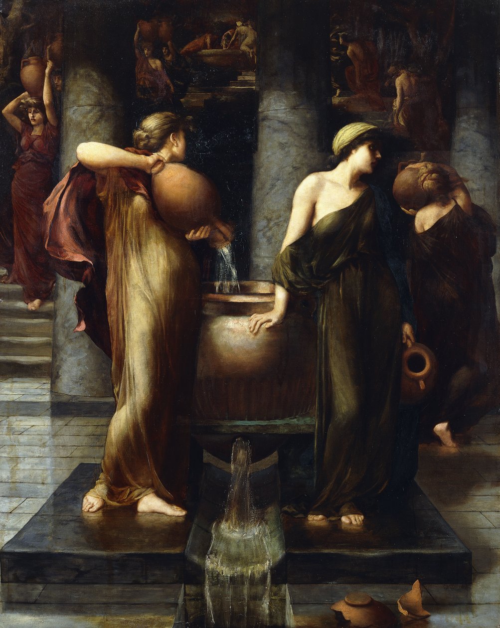 The Labour of the Danaids, 1878 av John Reinhard Weguelin