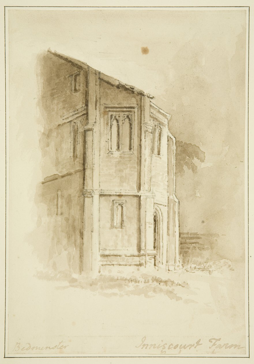 Innis Court Farmhouse, Bedminster av John Reverend Eden