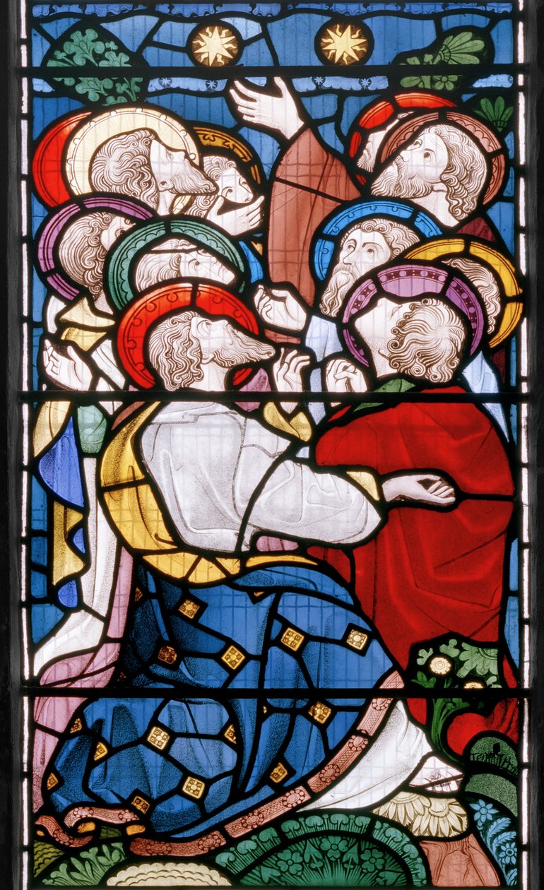The Ascension, 1862 (farget glass) av John Richard Clayton