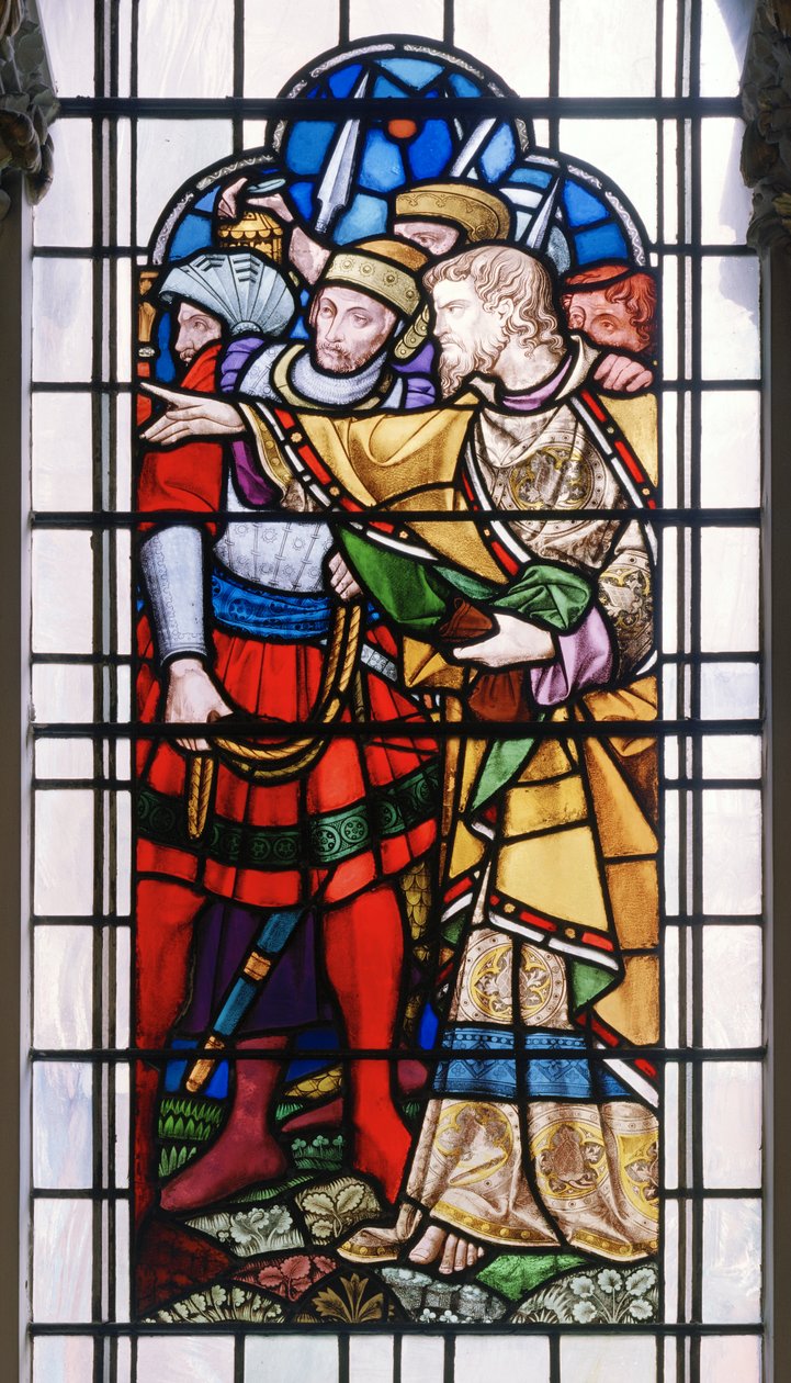 The Passion Of Christ, 1859 (farget glass) av John Richard Clayton