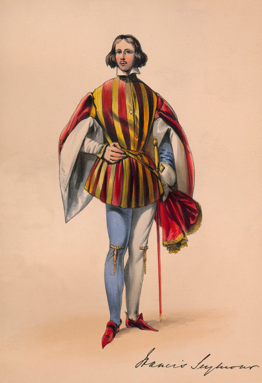 Francis Seymour i kostyme for dronning Victorias Bal Costumé, 12. mai 1842, 1843. av John Richard Coke Smyth