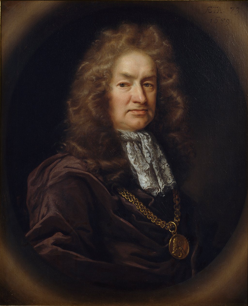 Elias Ashmole, 1687 av John Riley