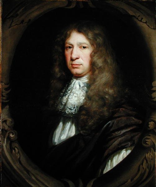 Portrett av Sir John Streynsham Master (1604-1723) (olje på lerret) av John Riley