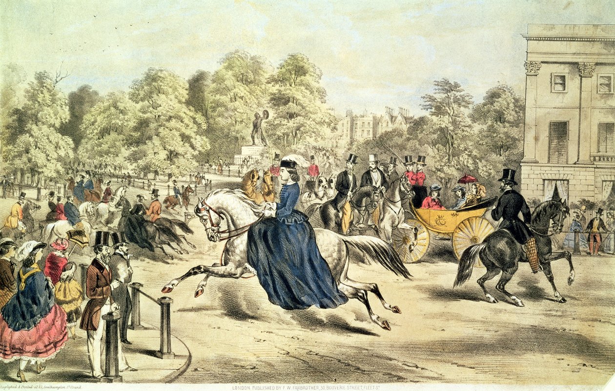 Kjører i Rotten Row, Hyde Park av John Ritchie