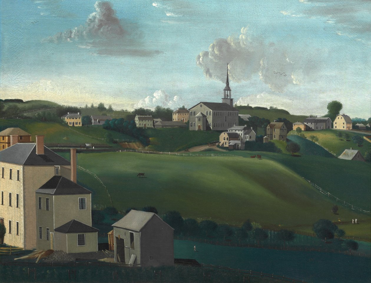 Meetinghouse Hill, Roxbury, Massachusetts, 1799. av John Ritto Penniman