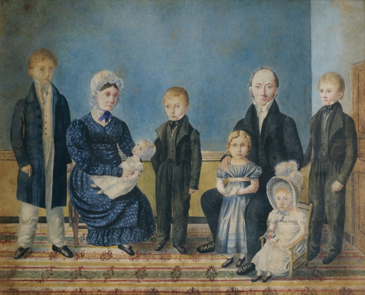 Portrett av en familie av John Ritto Penniman