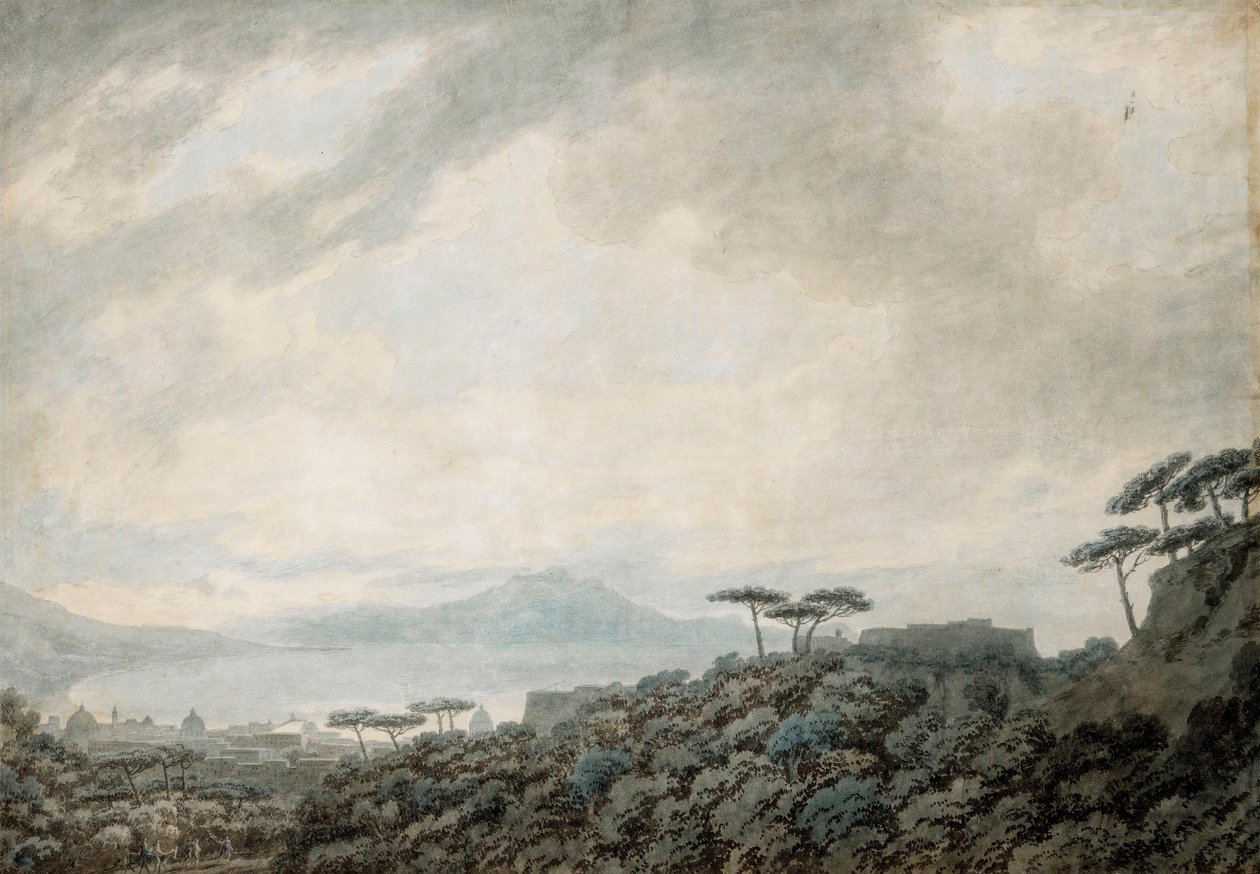 En dal i kantonen Unterwalden, Sveits av John Robert Cozens