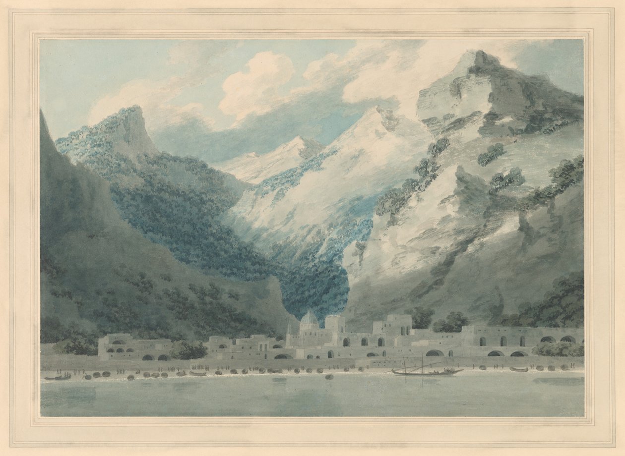 Cetara ved Salernobukten av John Robert Cozens