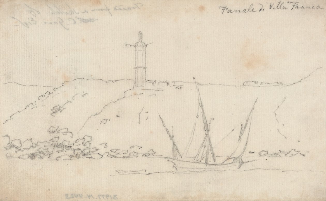 Lykt av Villa Franca av John Robert Cozens