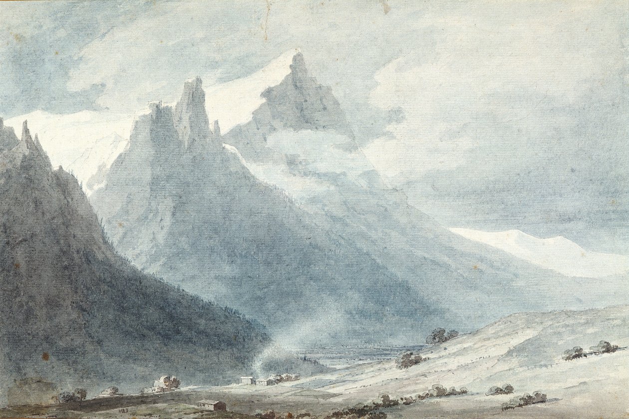 I kantonen Unterwalden (akvarell på papir) av John Robert Cozens