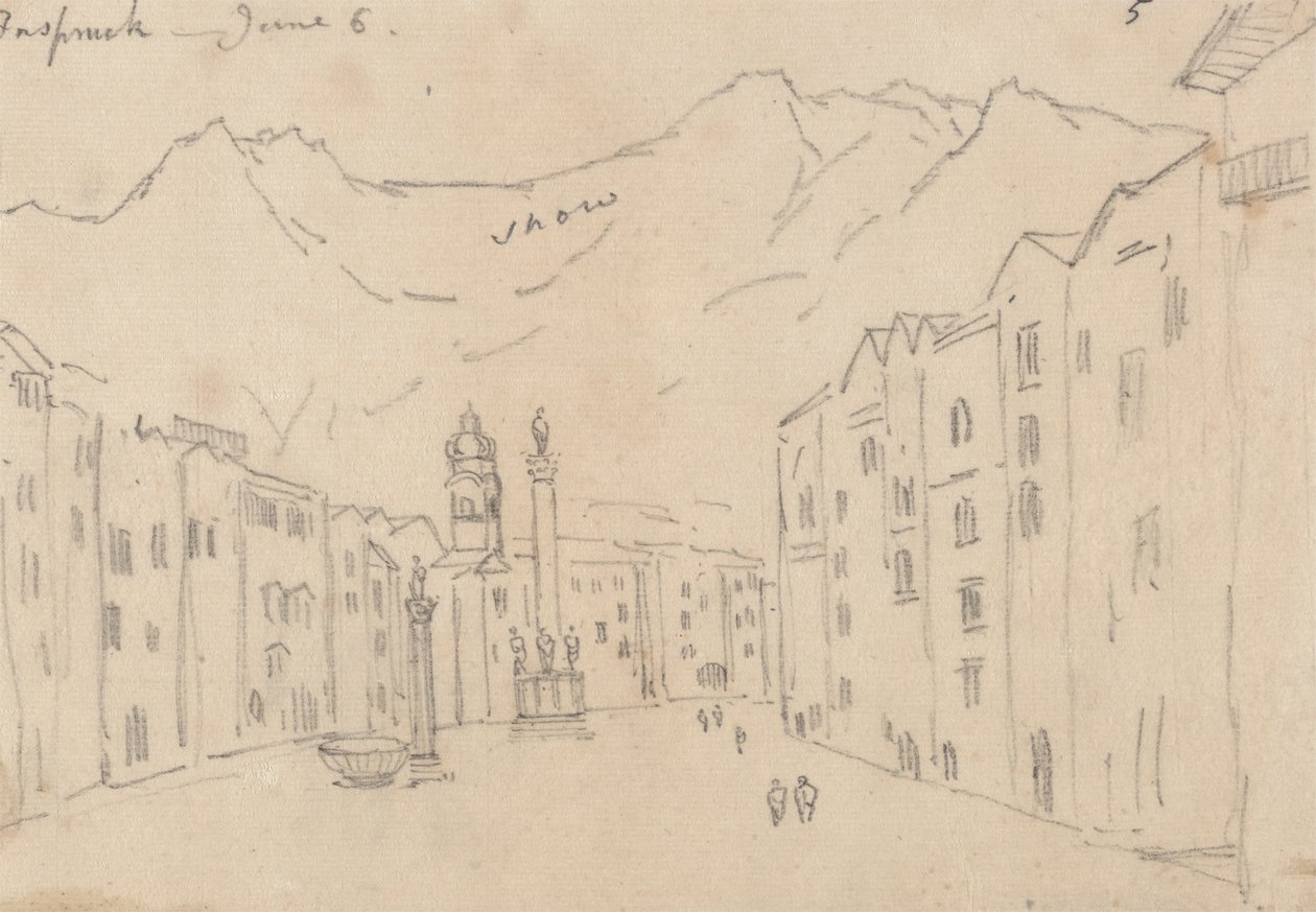 Innsbruck, 6. juni av John Robert Cozens