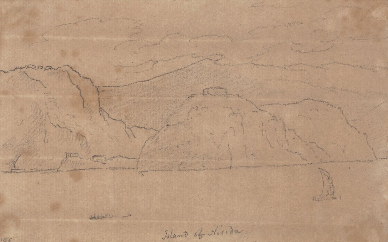 Øya Nisida av John Robert Cozens