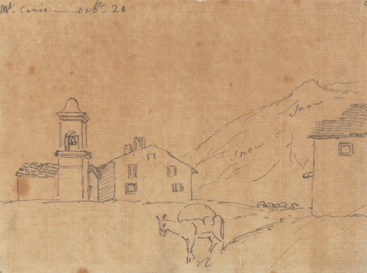 Mont Cenis, 20. oktober av John Robert Cozens
