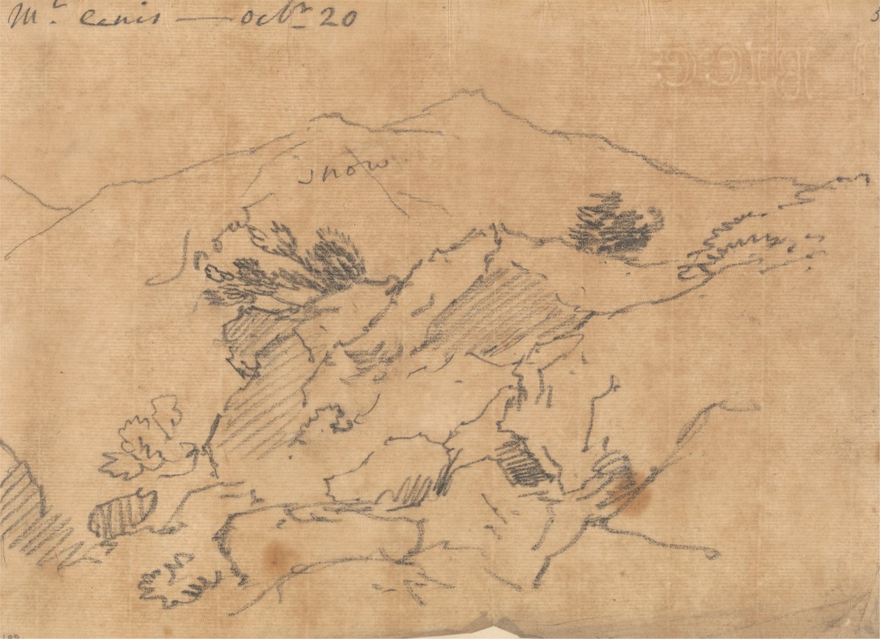Mont Cenis, 20. oktober av John Robert Cozens