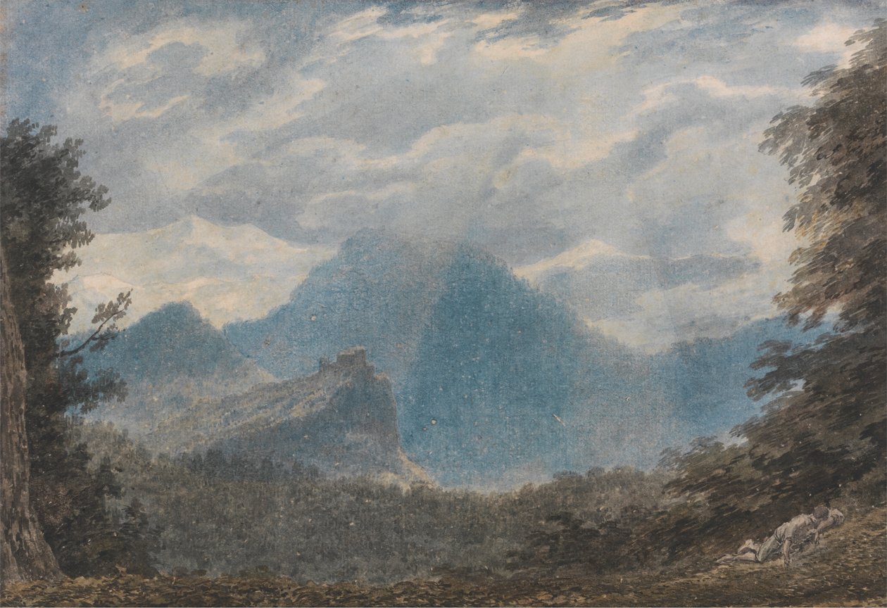 Monte della Madonna, nær Argua av John Robert Cozens