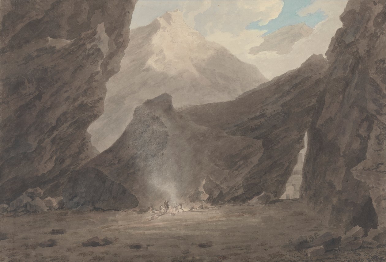 Nær Chiavenna i Grisons av John Robert Cozens
