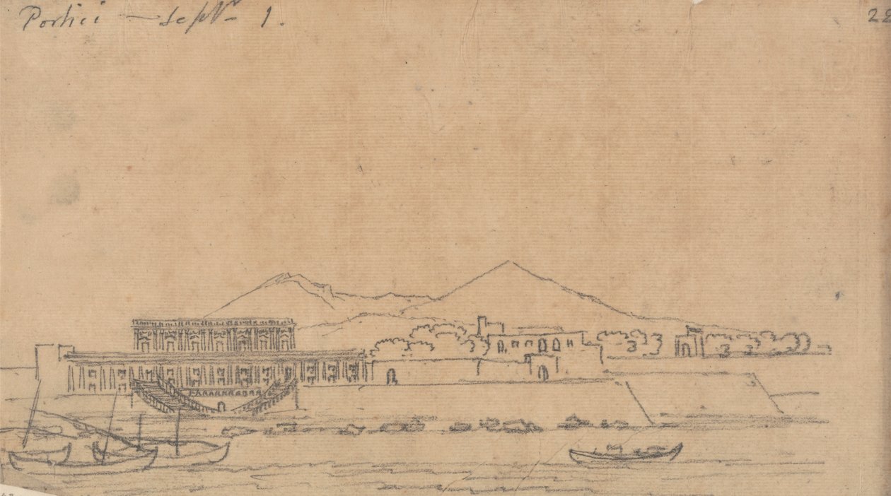 Portici, 1. september av John Robert Cozens