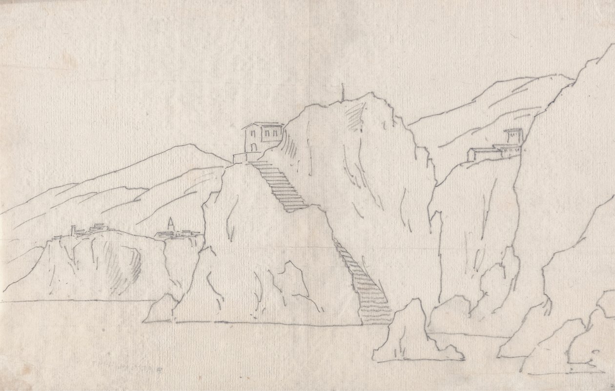 Rock Coastline av John Robert Cozens