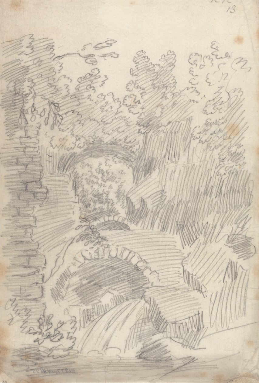 Terrano-broen, Civita Castellana av John Robert Cozens