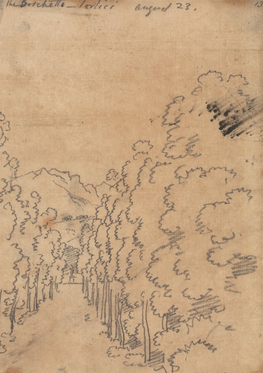 Boschetto, Portici, 23. august av John Robert Cozens