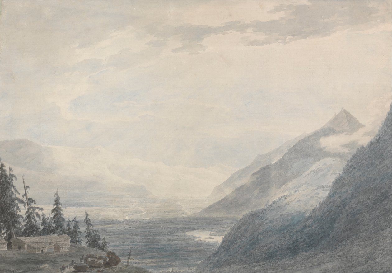 Pays de Valais av John Robert Cozens