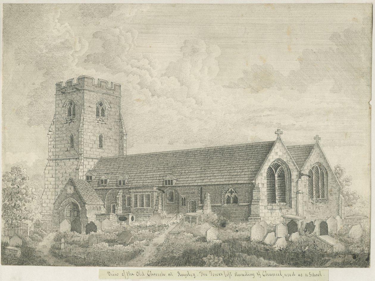 Rugeley kirke av John Robert Fernyhough