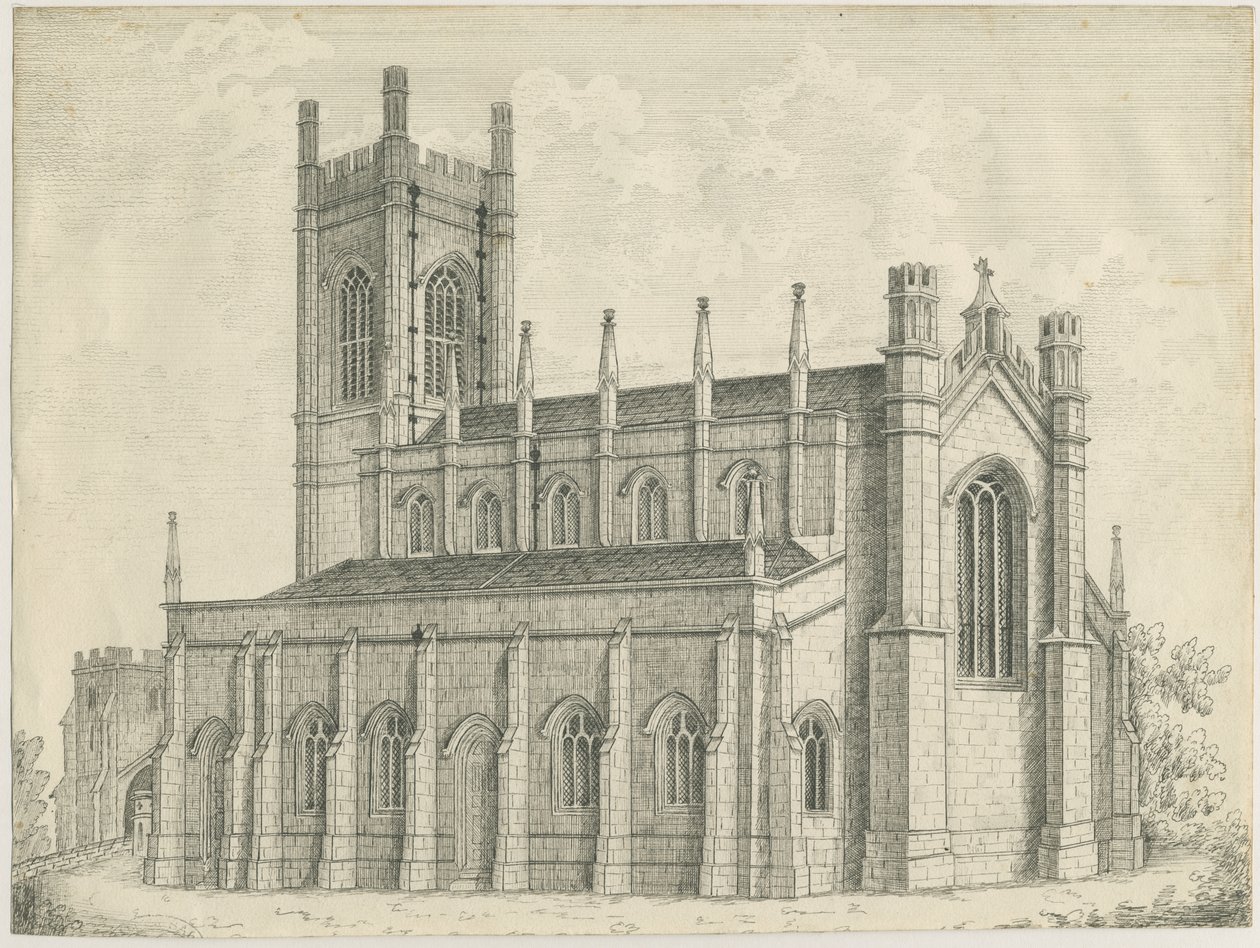 Rugeley kirke av John Robert Fernyhough