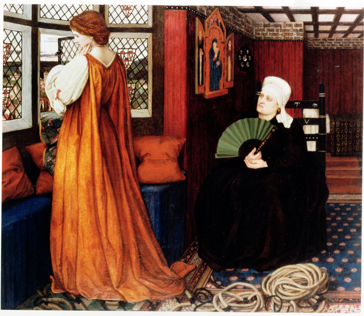 Juliet og sykepleieren hennes av John Roddam Spencer Stanhope