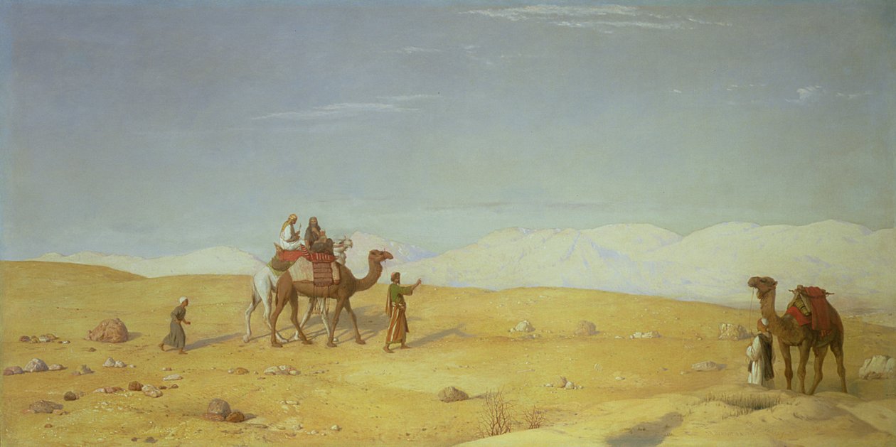 Moses-dalen, i Sinai-ørkenen, 1866 av John Rogers Herbert