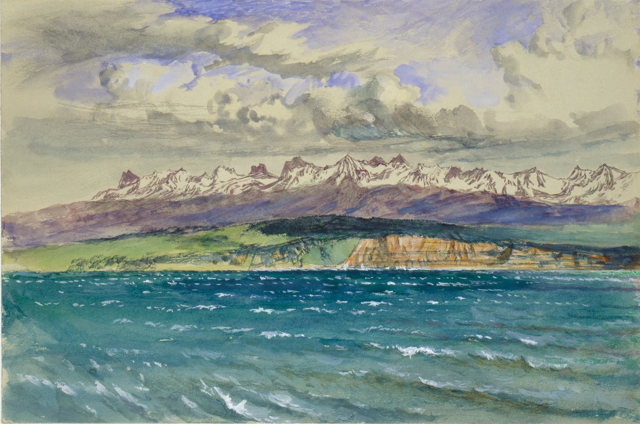 Ettermiddag om våren, med sørvind, ved Neuchatel, 30. april 1869 av John Ruskin
