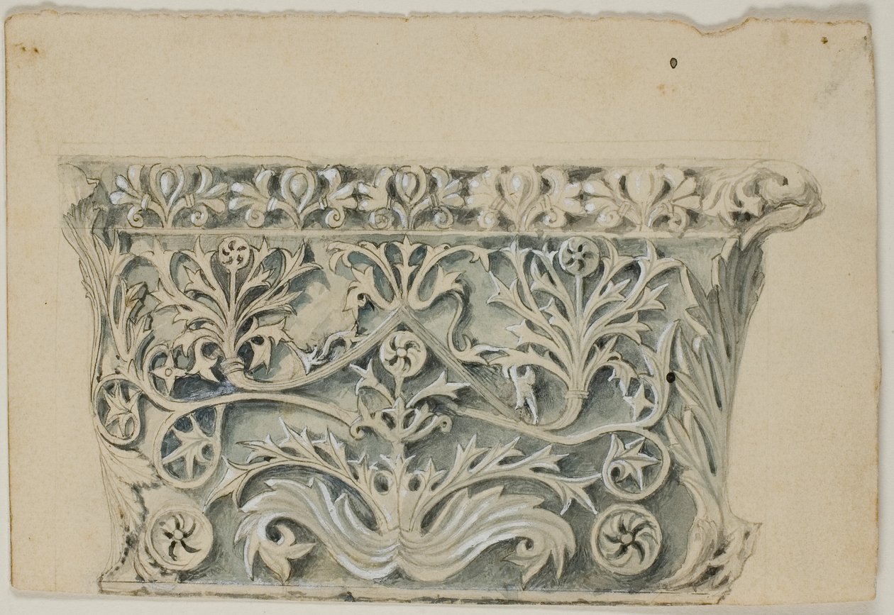 Bysantinsk kolonnehovedstad av John Ruskin