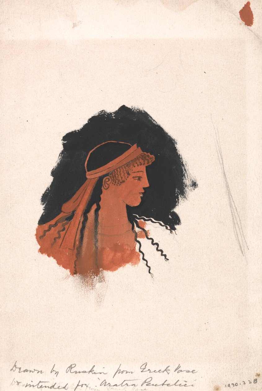 Leder av Athena, etter en gresk amfora av John Ruskin