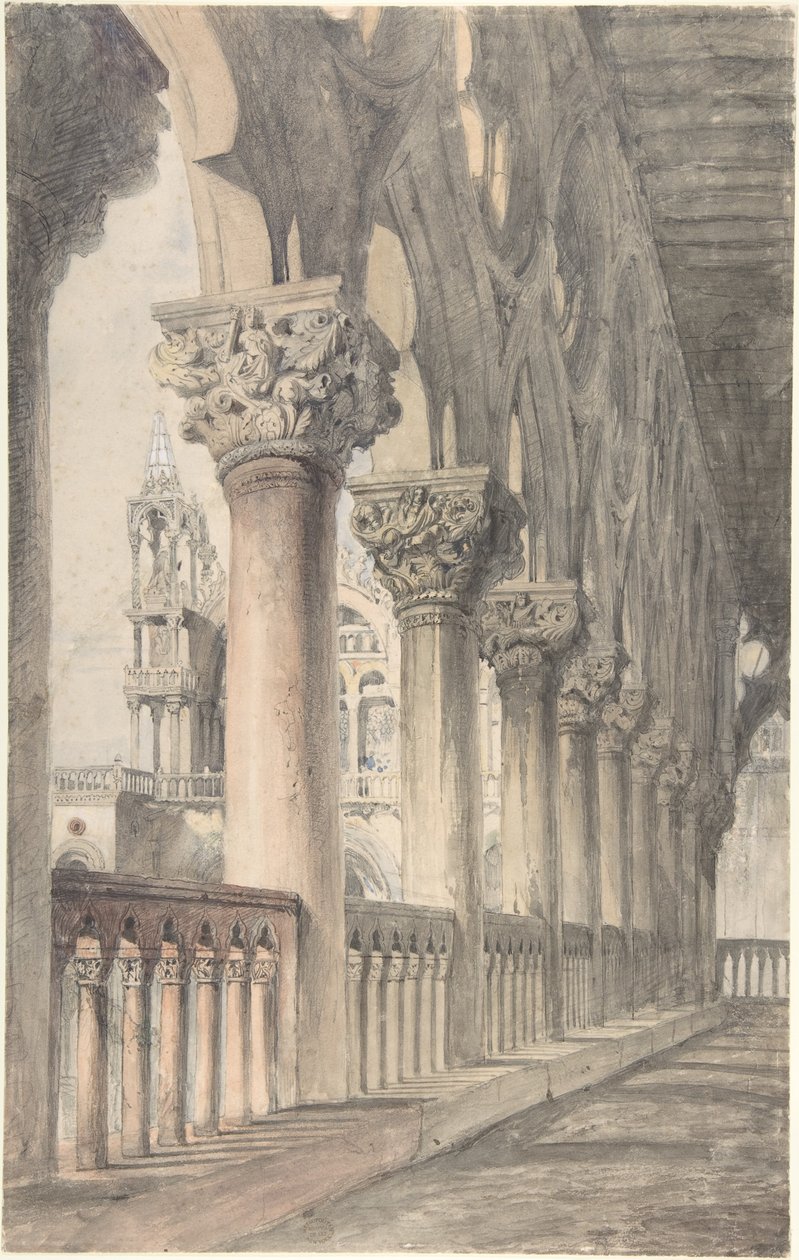 Loggiaen i Dogepalasset, Venezia av John Ruskin