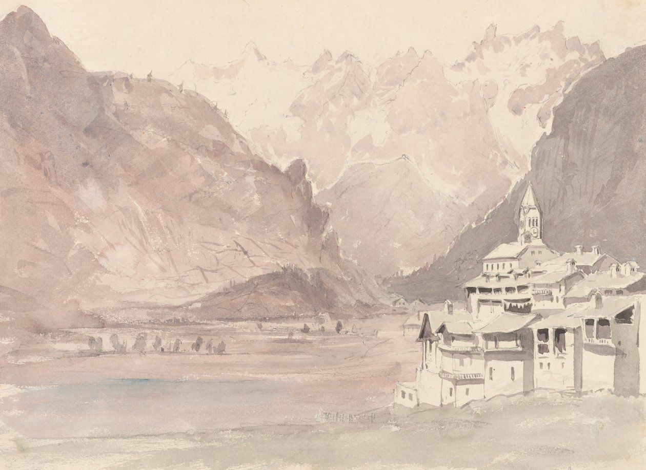 Sveitsisk fjelllandskap av John Ruskin