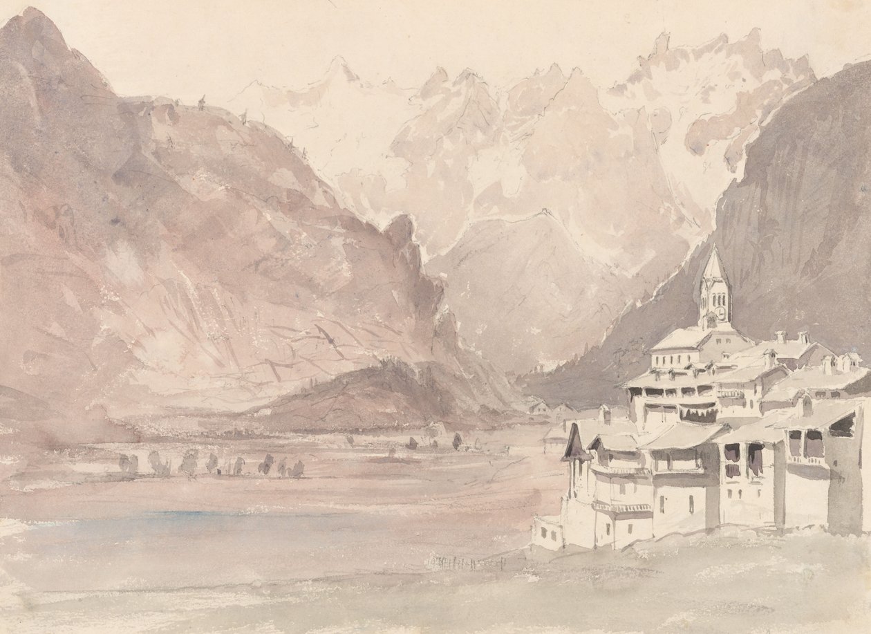 Sveitsisk fjellandskap av John Ruskin