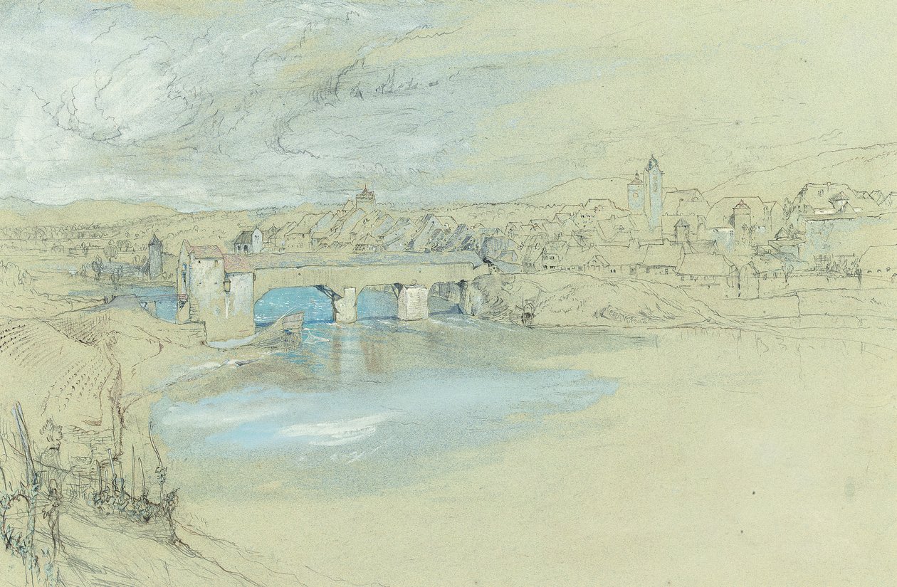 Broen i Rheinfelden, Sveits av John Ruskin