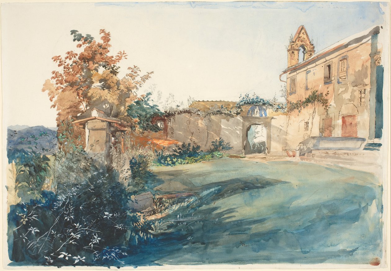 Hagen ved San Miniato nær Firenze av John Ruskin