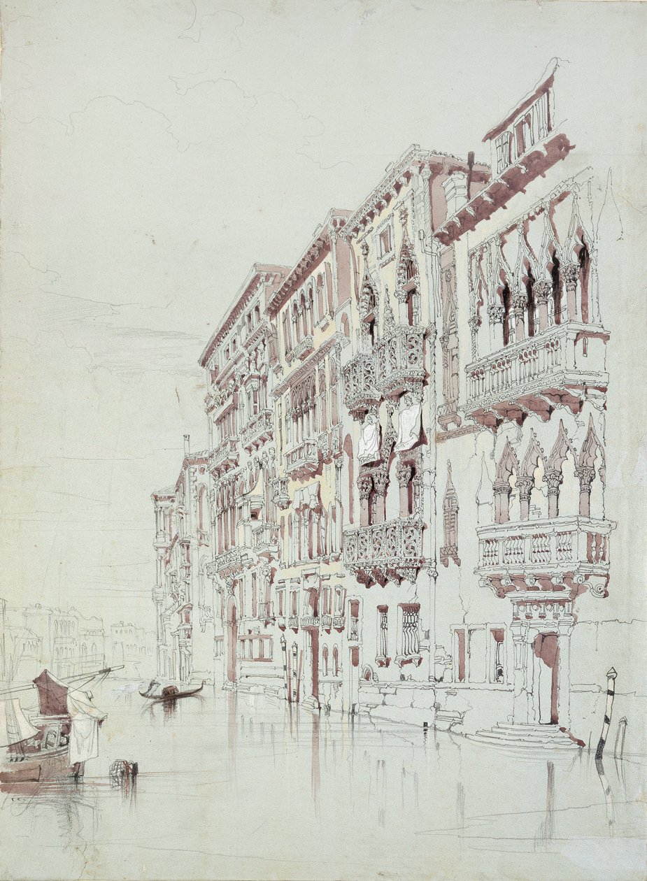 Palazzo Contarini-Fasan, Venezia, 6. - 16. mai 1841 av John Ruskin