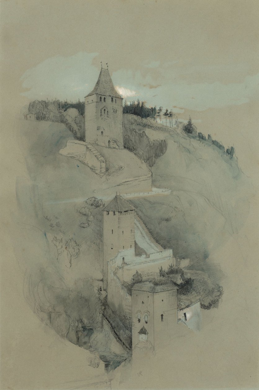 Tårnene i Fribourg, Sveits av John Ruskin