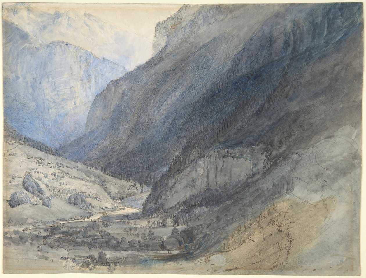 Lauterbrunnendalen, Sveits av John Ruskin