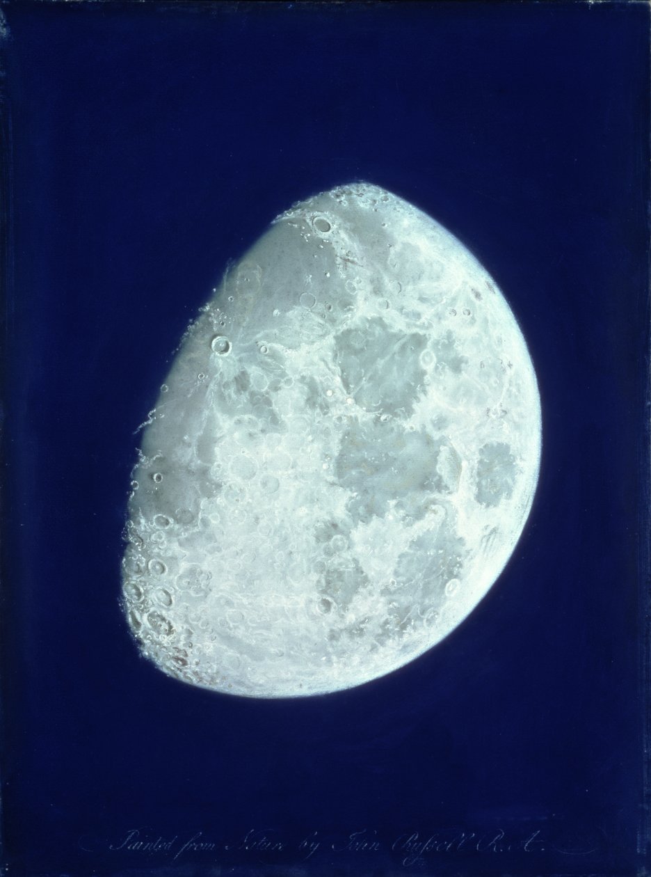 Månens ansikt, 1793-97 av John Russell