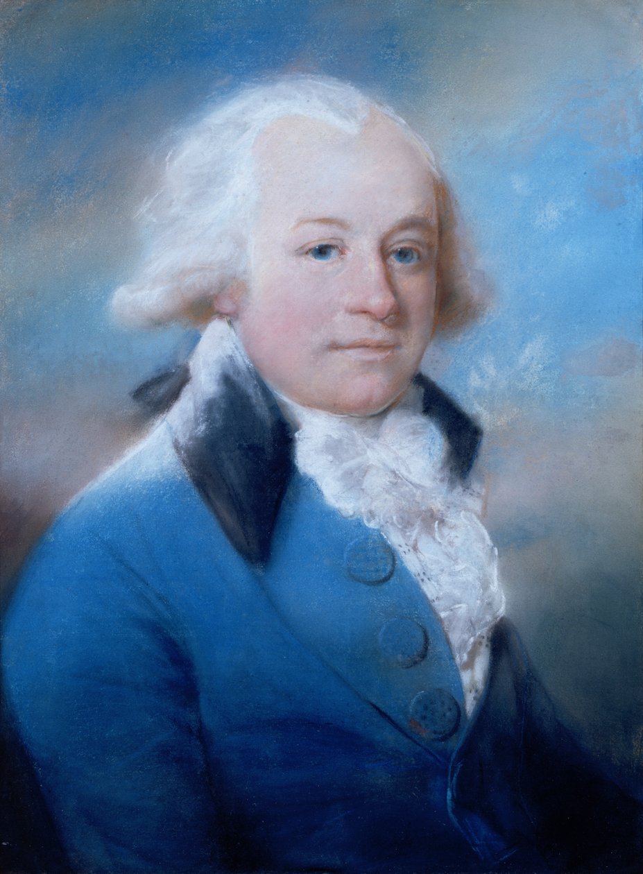 John Webbe Weston fra Sutton Place (pastell) av John Russell