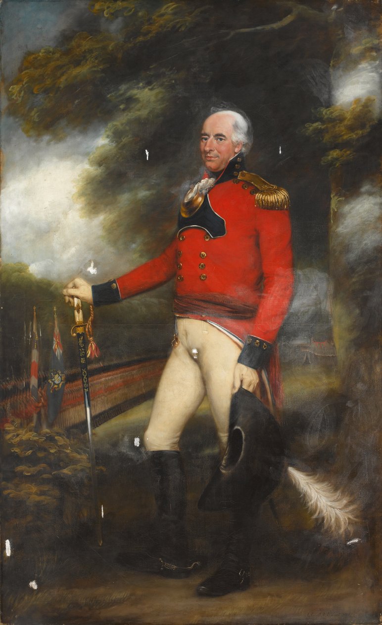 Oberstløytnant Thomas Lloyd, oberst for Leeds Volunteers, 1801 av John Russell