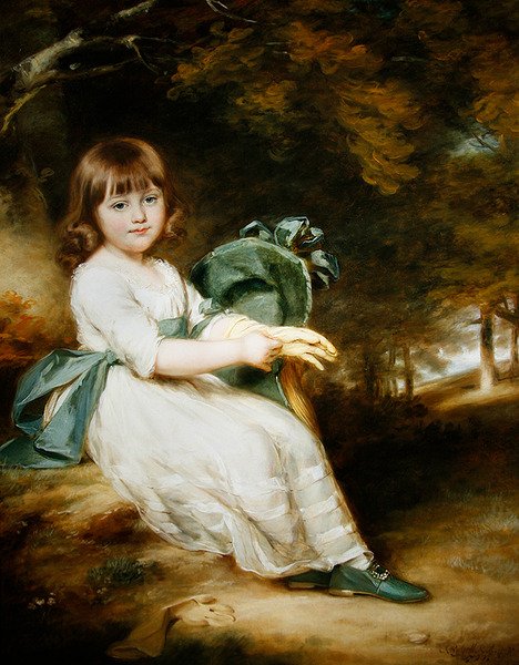Portrett av Mary Sheppard av John Russell