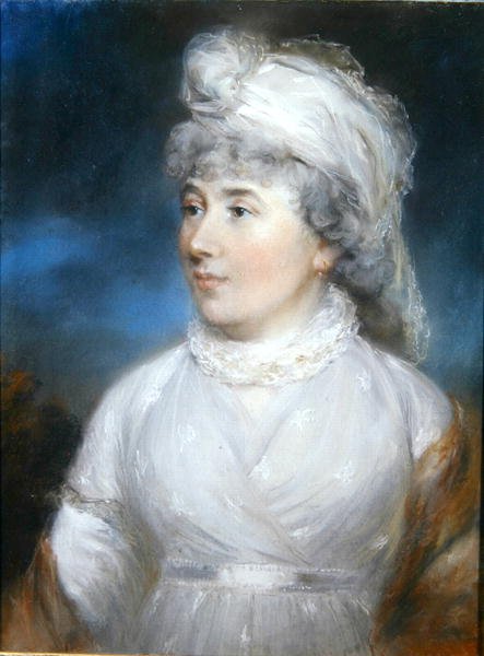Portrett av fru Carruthers (pastell) av John Russell