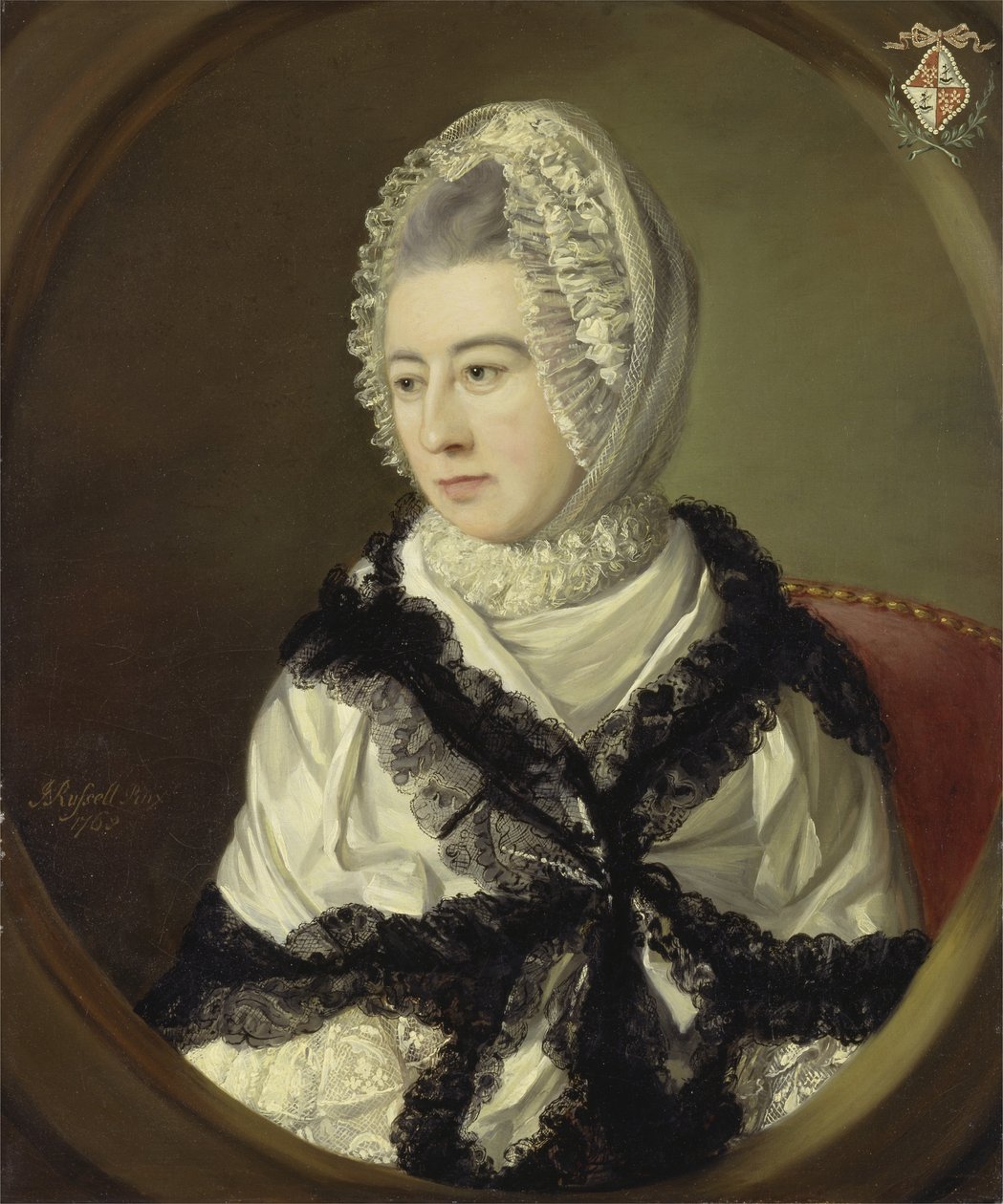 Portrett av en dame av John Russell