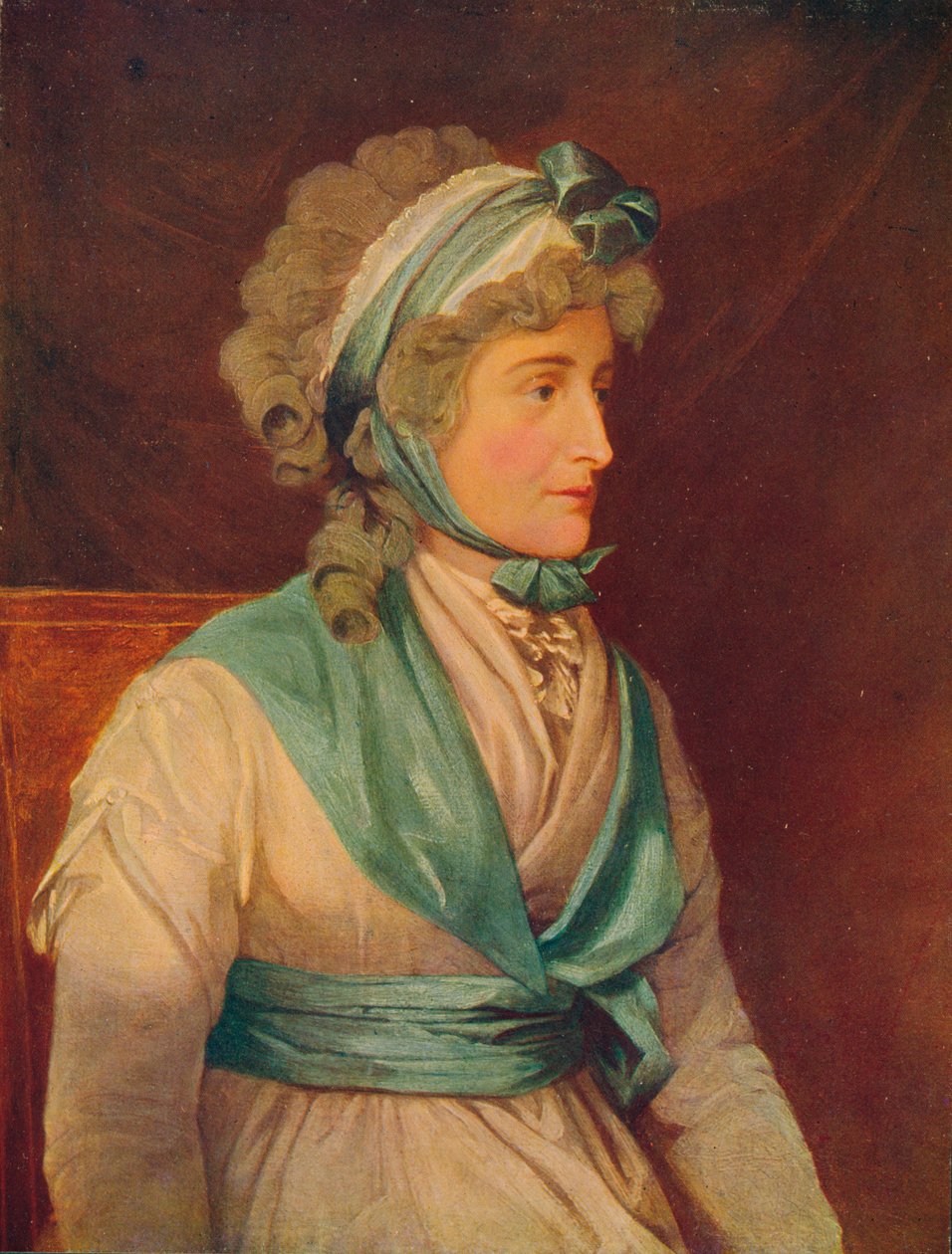 Sarah Siddons 1755-1831, engelsk tragisk skuespillerinne fra 1700-tallet, 1906 av John Russell