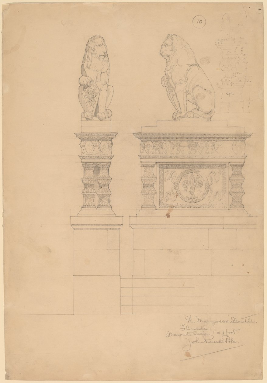 Il Marzocco, Donatello av John Russell Pope