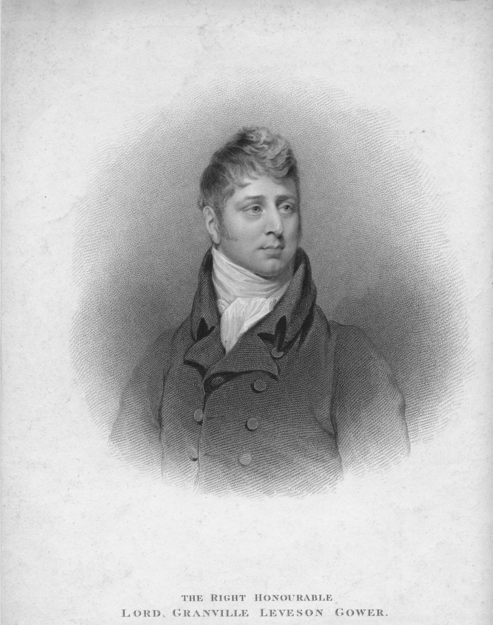 The Right Honorable Lord Granville Leveson Gower, 1813. av John Samuel Agar