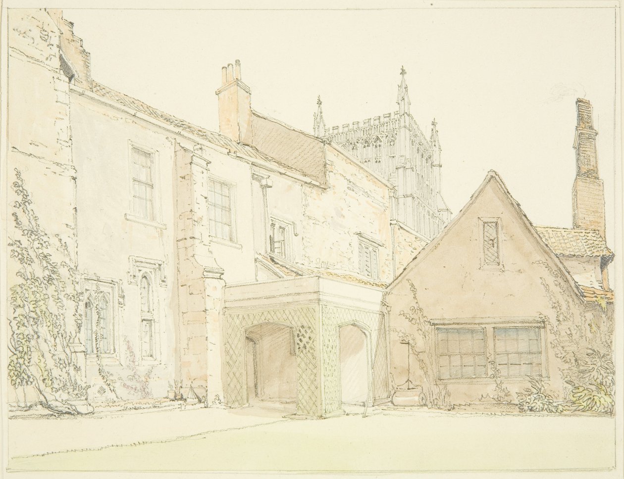 South Front Prebendal House i Lower College Green av John Sanders